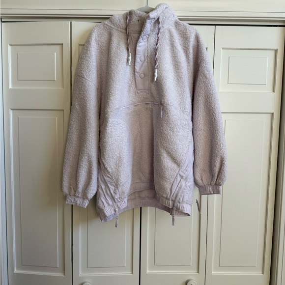 NWT - FP Movement by Free People - Fuzzy Was She Fleece Pullover in Rose Quartz - Picture 5 of 16